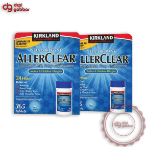 Kirkland Signature AllerClear, 365 Tablets (2 Pack) 6.4 OZ