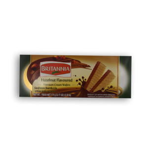 BRITANNIA Hazelnut Flavoured Premium Cream Wafers
