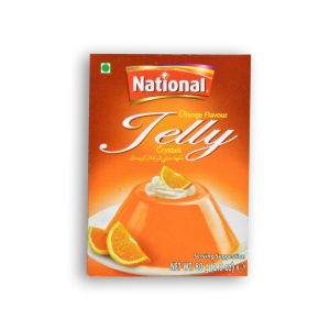 NATIONAL Orange Flavoured Jelly Crystals 