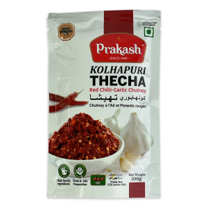 PRAKASH Kolhapuri Thecha Red Chilli Garlic Chutney 3.52 OZ