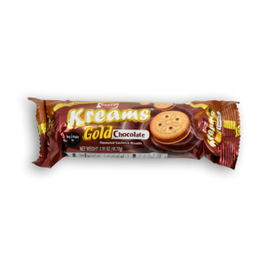 PARLE Kreams Gold Chocolate Flavoured Sandwich Biscuits