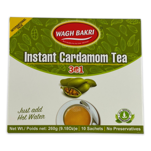 WAGH BAKRI Instant Tea Premix 3 In 1 Cardamom