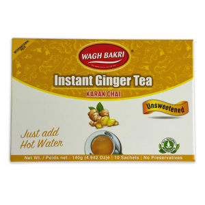 WAGH BAKRI Instant Tea Premix Ginger Chai Unsweetwned