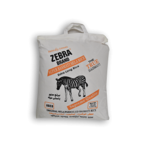 ZEBRA BRAND Super Basmati Sela Rice Extra Long Rice 10 LBS