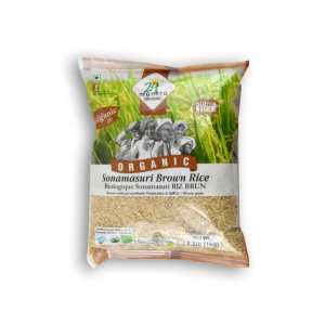 24 MANTRA ORGANIC Organic Sonamasuri Brown Rice 2.2 LBS