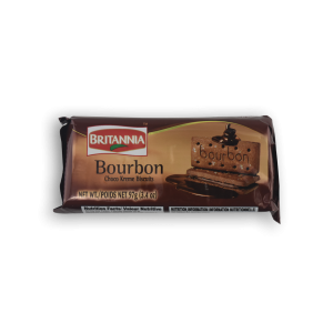 BRITANNIA Bourbon Choco Kreme Biscuits 3.4 OZ