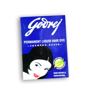 GODREJ Permanent Liquid Hair Dye Shampoo Based 1.35 OZ