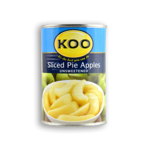 KOO Sliced Pie Apples Unsweetened 385 GM