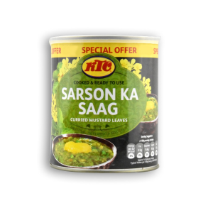 KTC Sarson Ka Saag Curried Mustard Leaves 400 GM