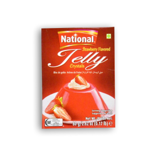 NATIONAL Strawberry Flavoured Jelly Crystals 