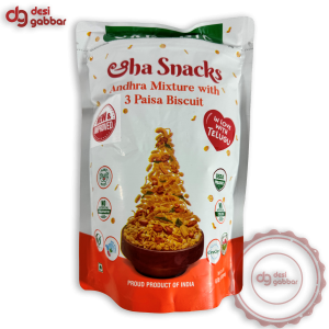 sha Snacks Andhra Mixture with 3 Paisa Biscuit 6 OZ