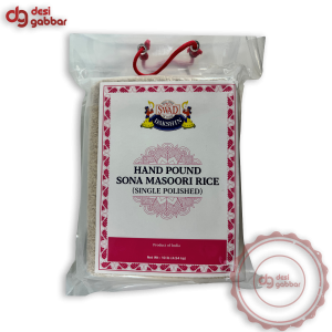 Swad Dakshin Hand Pound Sona Masoori Rice (Single Polished) 10 LBS