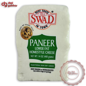 Swad Paneer Lower Fat Homestyle Cheese 14 OZ