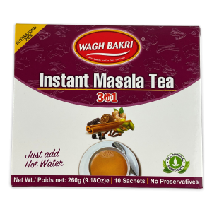 WAGH BAKRI Instant Tea Premix 3 In 1 Masala 9.18 OZ